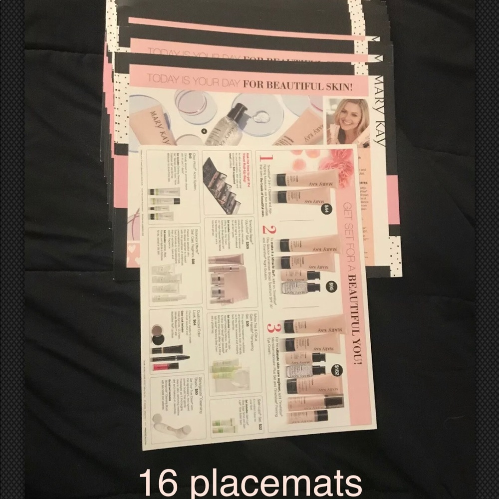 Mary Kay placemats